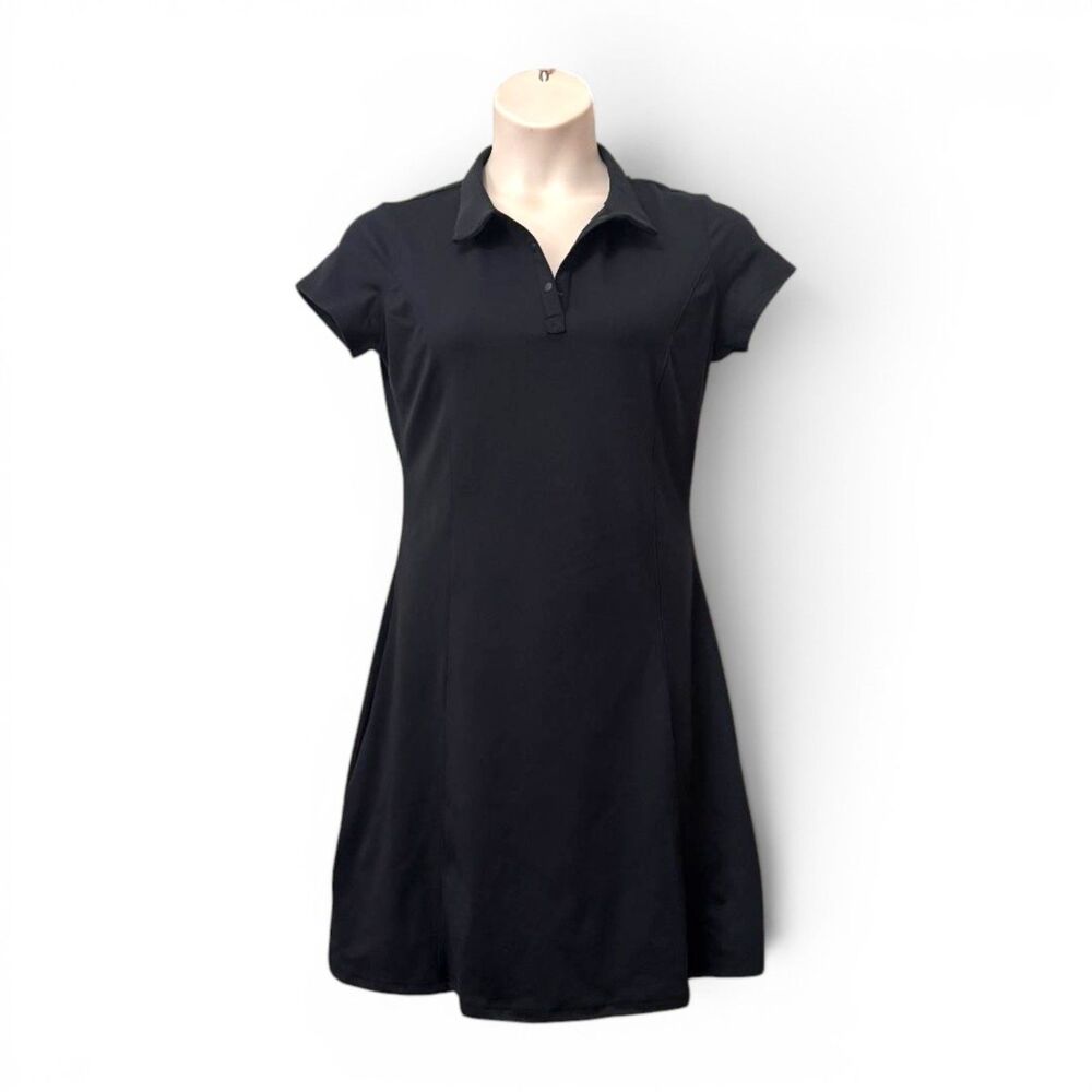 MONO B Women's Collared Black Athletic Dress, New with tags! Size 1XL
